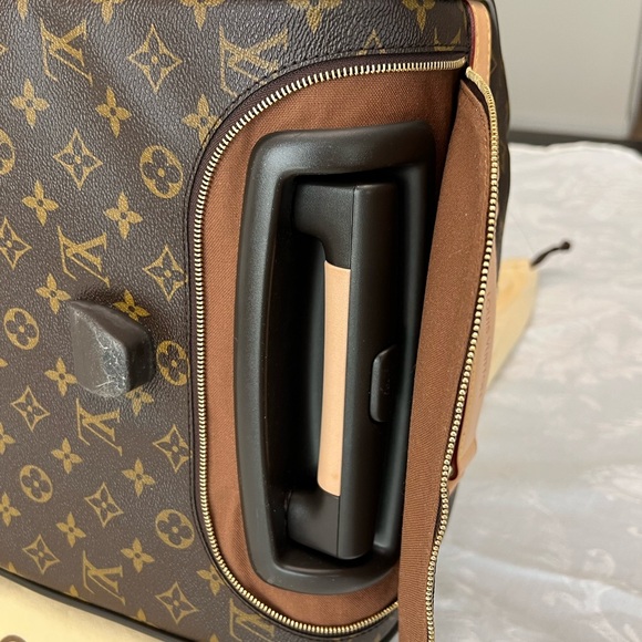 Authentic LOUIS VUITTON Eole 50 LV Monogram Duffel Rolling Travel Bag, Like NEW! - Picture 11 of 17